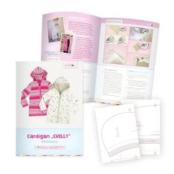 Cardigan Schnittmuster "CHILLY" Für Damen Und Kinder -Kullaloo schnittmuster cardigan naehen anleitung