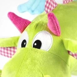 Doppelschnittmuster "FEO" Zum Plüschdrachen Nähen -Kullaloo schnittmuster drachenkopf detail 1