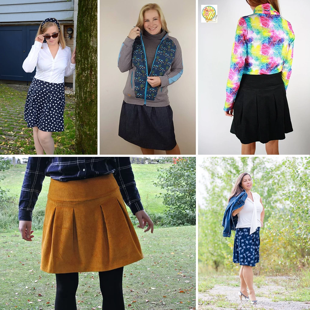 Retro Rock Nähen Mit Schnittmuster Faltenrock "GISELA" Für Kinder Und Damen 8 Retro Rock Nähen Mit Schnittmuster Faltenrock "GISELA" Für Kinder Und Damen – Bild 8