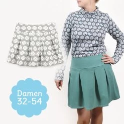 SEWwhat? Schnittmuster Faltenrock "GISELA" Für Damen