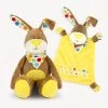 Doppel-Schnittmuster Hase „KULIO“ Als Stofftier Und Schnuffeltuch