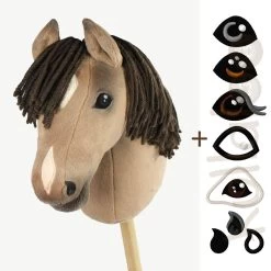 Schnittmuster Hobby Horse "HOLLY" + Stickdateien Für Augen & Nüstern (PDF-eBook / Digital)