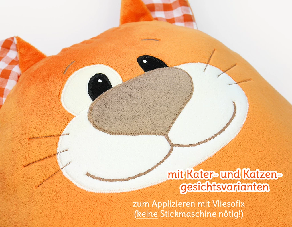 Nähanleitung Katze "LACKY" Inkl. Stickdateien 4 Nähanleitung Katze "LACKY" Inkl. Stickdateien – Bild 4