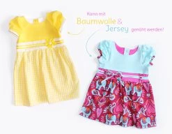 Doppel-Schnittmuster Kleid „SUNNY“ Als Kinder- Und Puppenkleid -Kullaloo schnittmuster kinderkleid sunny 3 1