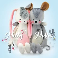 Doppel-eBook: Schnittmuster Kuscheltiere "MELLY & MATTES" By Lila-Lotta