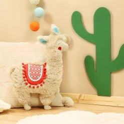 Lama Nähen Mit Papierschnittmuster "LALA" Lama Kissenfigur -Kullaloo schnittmuster lama nahen lala kissenfigur