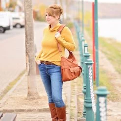 Rollkragen Shirt Nähen Für Damen Und Kinder: Doppel-eBook „RENATE“ -Kullaloo schnittmuster langarmshirt naehen damen 1