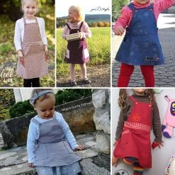 Schnittmuster Latzkleid "MONIKA" Für Kinder -Kullaloo schnittmuster latzkleid monika probenaehergebnisse 1