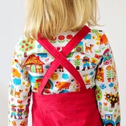 Schnittmuster Latzkleid "MONIKA" Für Kinder -Kullaloo schnittmuster latzkleid naehen monika 3