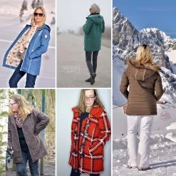 Mantel Schnittmuster "MISTY" Für Damen Und Kinder -Kullaloo schnittmuster mantel misty probenaehen damen 1 1