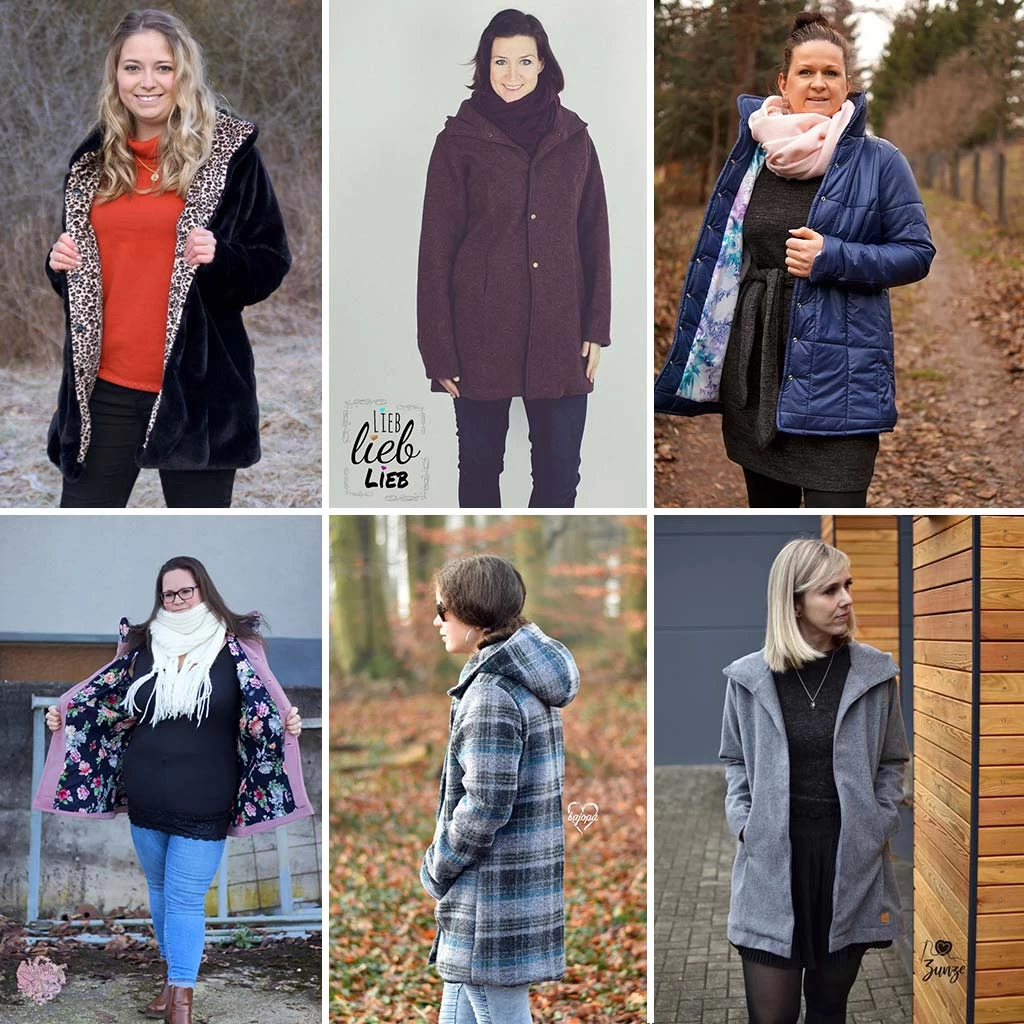 Kurzmantel Nähen Mit Schnittmuster Mantel "MISTY" Für Damen 8 Kurzmantel Nähen Mit Schnittmuster Mantel "MISTY" Für Damen – Bild 8