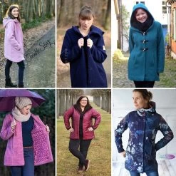 Kurzmantel Nähen Mit Schnittmuster Mantel "MISTY" Für Damen 17 Kurzmantel Nähen Mit Schnittmuster Mantel "MISTY" Für Damen -Kullaloo schnittmuster mantel misty probenaehen damen 3