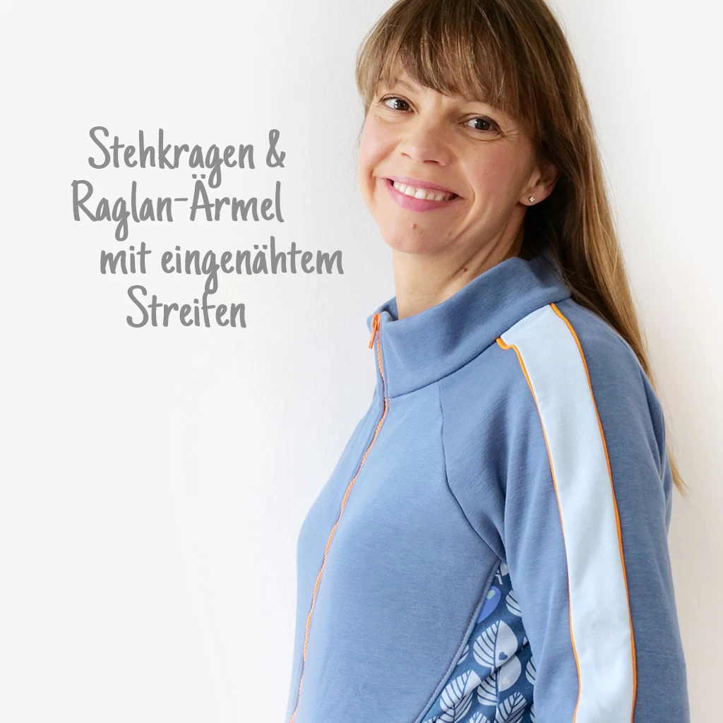 Herren Schnittmuster Sweatjacke "BERND" 5 Herren Schnittmuster Sweatjacke "BERND" – Bild 5