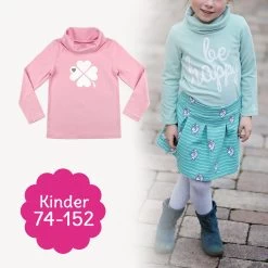 Kindershirt Nähen Mit Schnittmuster Rolli „RENATE“