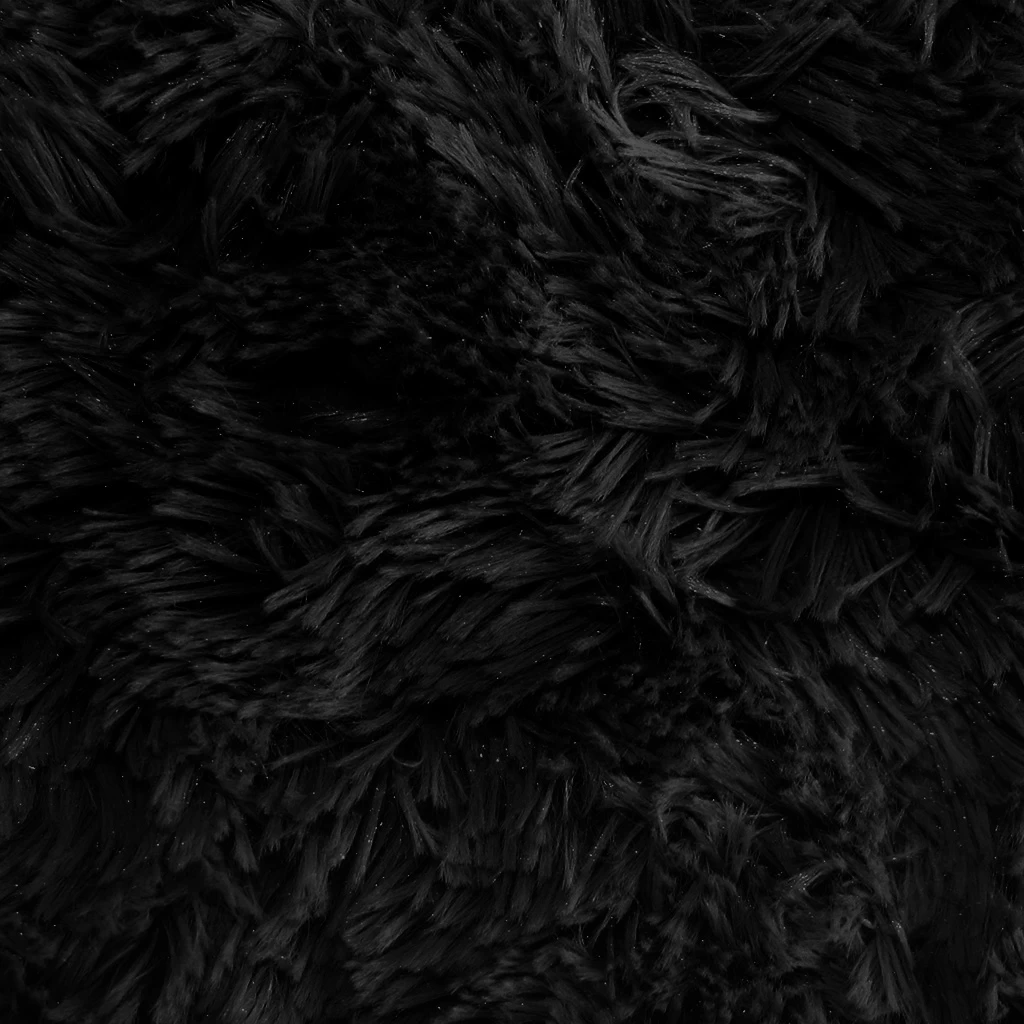 SHANNON Zottelplüsch Schwarz – 30 Mm Flor – 0,5m 1 SHANNON Zottelplüsch Schwarz – 30 Mm Flor – 0,5m