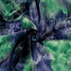SHANNON Luxe Cuddle® Batik Plüsch Grün / Blau (Sorbet Atlantis) – 10 Mm Flor – 0,5m -Kullaloo shannon batik pluesch atlantis 3