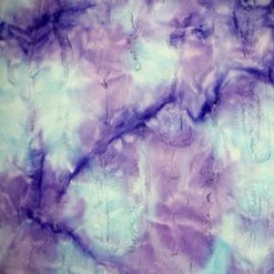 SHANNON Luxe Cuddle® Plüsch Batik Lila / Hellblau (Sorbet Mermaid) – 10 Mm Flor – 0,5m