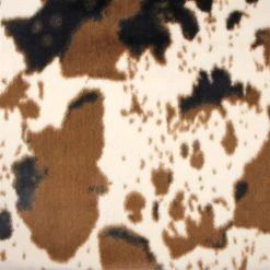 SHANNON Plüsch Luxe Cuddle® Pony Wollweiß / Braun – 12 Mm Flor – 0,5m -Kullaloo shannon pluesch pony muster 6