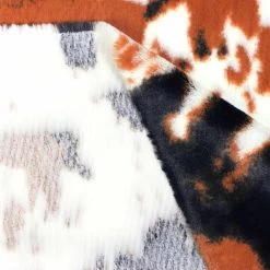 SHANNON Plüsch Luxe Cuddle® Pony Rostbraun – 12 Mm Flor – 0,5m -Kullaloo shannon pluesch pony muster rusty 2