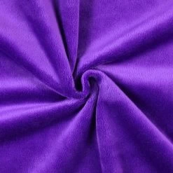 SHANNON Plüsch Stoff Lila / Purple – 3 Mm Flor – 0,5m
