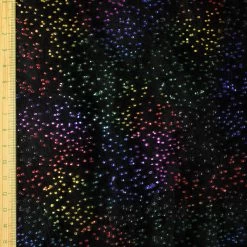 SHANNON Sparkle Cuddle® Glitzer Plüsch Schwarz / Multi – 3 Mm Flor – 0,5m -Kullaloo shannon sparkle cuddle glitzer pluesch schwarz multi 4