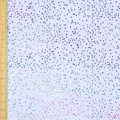 SHANNON Sparkle Cuddle® Glitzer Plüschstoff Weiß / Multi – 3 Mm Flor – 0,5m -Kullaloo shannon sparkle cuddle glitzer plueschstoff weiss multi 4