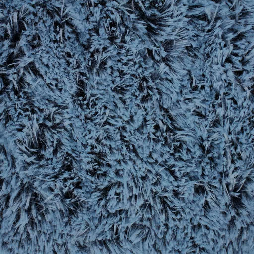 SHANNON Zottelplüsch Navy / Rauchblau In 2-Farben-Optik – 30 Mm Flor – 0,5m 1 SHANNON Zottelplüsch Navy / Rauchblau In 2-Farben-Optik – 30 Mm Flor – 0,5m