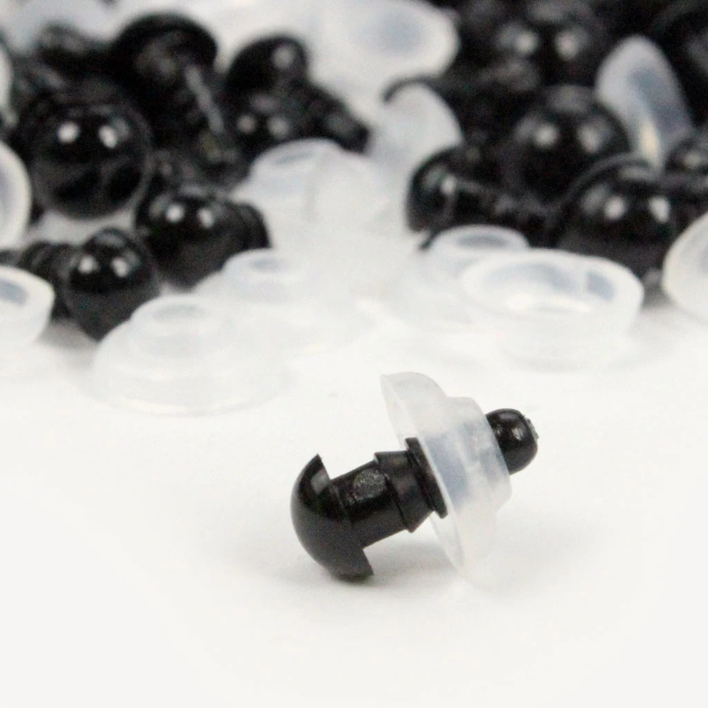 Sicherheitsaugen Schwarz 6 Mm, Set Mit 20 Paar – Go Handmade 3 Sicherheitsaugen Schwarz 6 Mm, Set Mit 20 Paar – Go Handmade – Bild 3