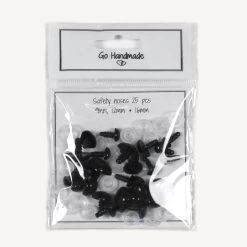 Sicherheitsnasen Set, 9-16 Mm, Mix Mit 25 Stück, Schwarz – Go Handmade 7 Sicherheitsnasen Set, 9-16 Mm, Mix Mit 25 Stück, Schwarz – Go Handmade -Kullaloo sicherheitsnasen set schwarz 9mm 12mm 16mm gohandmade 2