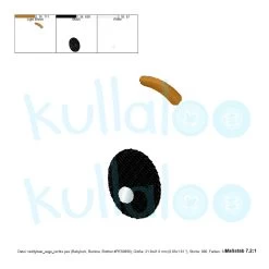 Schnittmuster Teddy "JOSHI" Mit Stickdateien -Kullaloo stickdatei schnittmuster teddy joshi kuscheltier 3