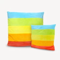 Kullaloo -Kullaloo stoffpaket regenbogen farben pluesch 2