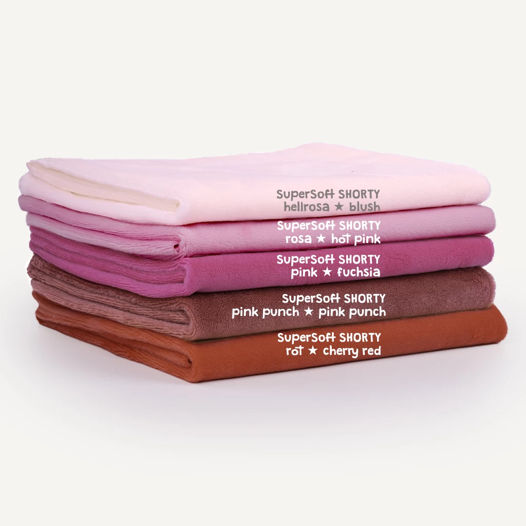 Plüschstoff Hellrosa – 1,5 Mm SuperSoft SHORTY 5 Plüschstoff Hellrosa – 1,5 Mm SuperSoft SHORTY – Bild 5