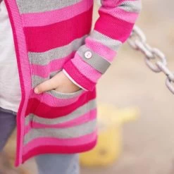 Strickjacke Nähen Mit Schnittmuster Cardigan "CHILLY" Für Kinder -Kullaloo strickjacke naehen schnittmuster cardigan chilly kinder 4 1