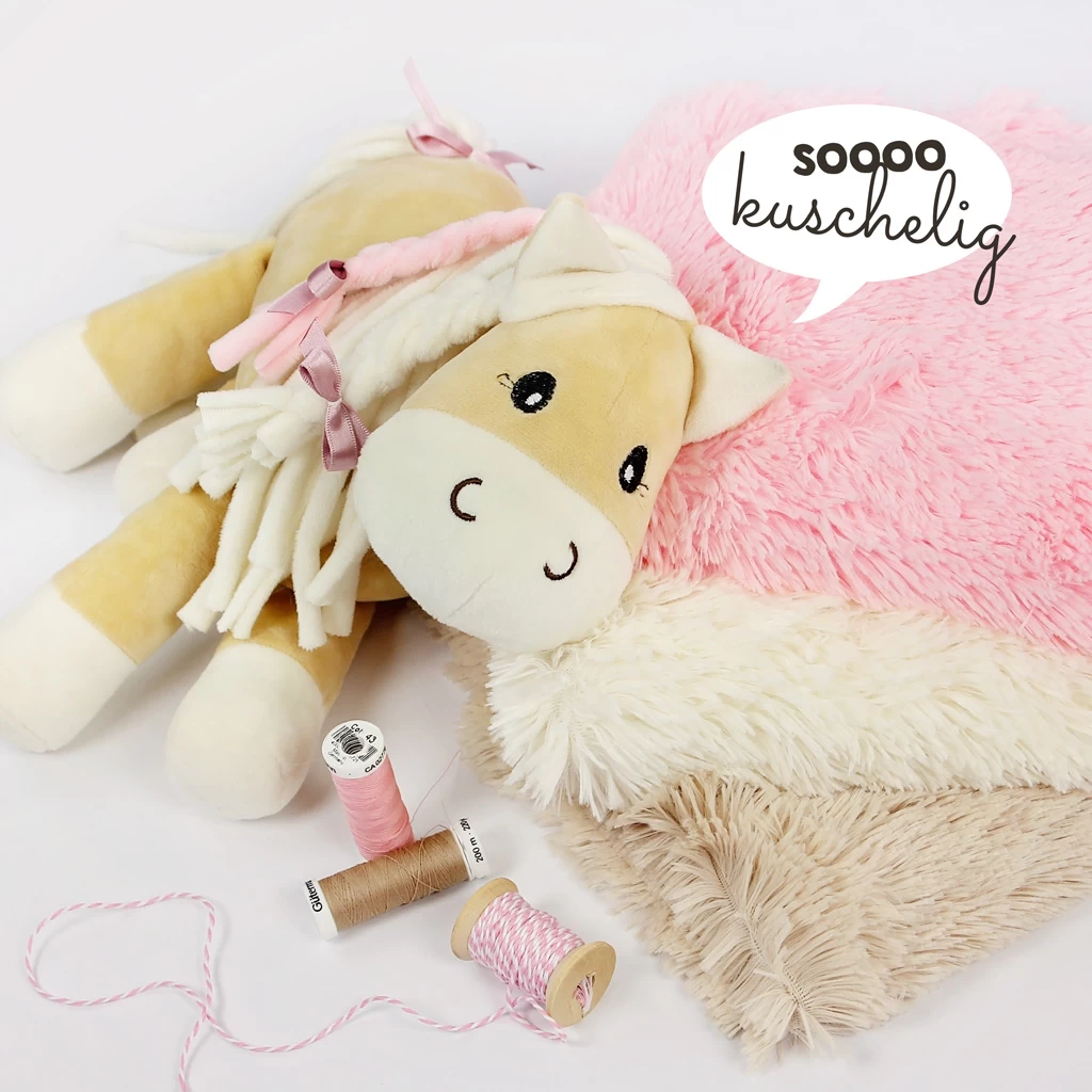 Zotteliger Langhaarplüsch Hellrosa – 20 Mm SuperSoft SHAGGY 6 Zotteliger Langhaarplüsch Hellrosa – 20 Mm SuperSoft SHAGGY – Bild 6