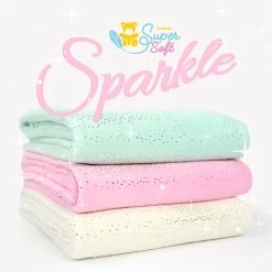 Plüsch Stoff Glitzer Wollweiß – 2 Mm SuperSoft SPARKLE -Kullaloo supersoft sparkle glitzerpluesch 1 1
