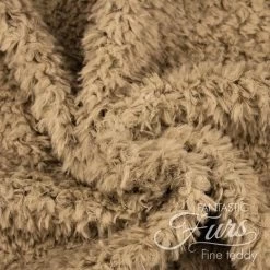 Teddy Plüsch Stoff Braun (walnuss) – 10 Mm Fine Teddy ✶ FANTASTIC Furs -Kullaloo teddy pluesch stoff fantastic furs fine teddy wallnuss 3 1