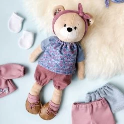 Puppenkleidung Nähen Für Dein Dress Me Bestie ★ Klamotten SUPER BUNDLE ★ (ohne Kuscheltier) -Kullaloo teddy schnittmuster dress me bestie kleidung 3