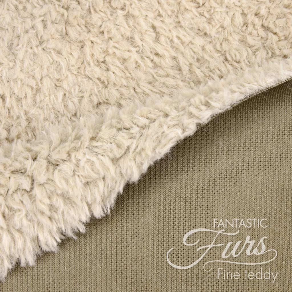 Teddy Stoff Meterware Beige (macadamia) – 10 Mm Fine Teddy ✶ FANTASTIC Furs 2 Teddy Stoff Meterware Beige (macadamia) – 10 Mm Fine Teddy ✶ FANTASTIC Furs – Bild 2