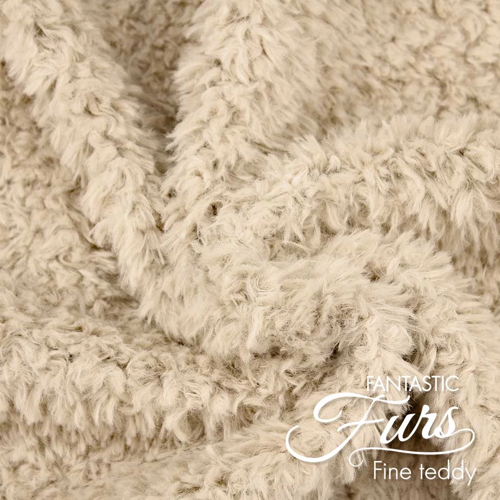 Teddy Stoff Meterware Beige (macadamia) – 10 Mm Fine Teddy ✶ FANTASTIC Furs 3 Teddy Stoff Meterware Beige (macadamia) – 10 Mm Fine Teddy ✶ FANTASTIC Furs – Bild 3