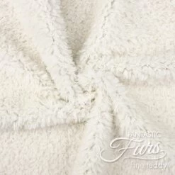 Teddystoff Meterware Wollweiß – 10 Mm Fine Teddy ✶ FANTASTIC Furs