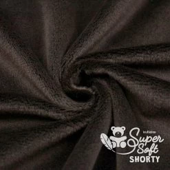 Plüschstoff Dunkelbraun / Schokolade – 1,5 Mm SuperSoft SHORTY -Kullaloo velboa microfaser plueschstoff dunkelbraun chocolate 3