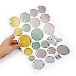 Wanddeko Kinderzimmer: Zuckersüße 3D-Wandbilder Mit Passenden Wandtattoos 21 Wanddeko Kinderzimmer: Zuckersüße 3D-Wandbilder Mit Passenden Wandtattoos -Kullaloo wallsticker wandtattoo kinderzimmer kreise vogel 3