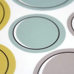 Wallsticker / Wandtattoo Kinderzimmer: A4-Bogen Mit Punkten & Vögelchen -Kullaloo wallsticker wandtattoo kinderzimmer kreise vogel 5