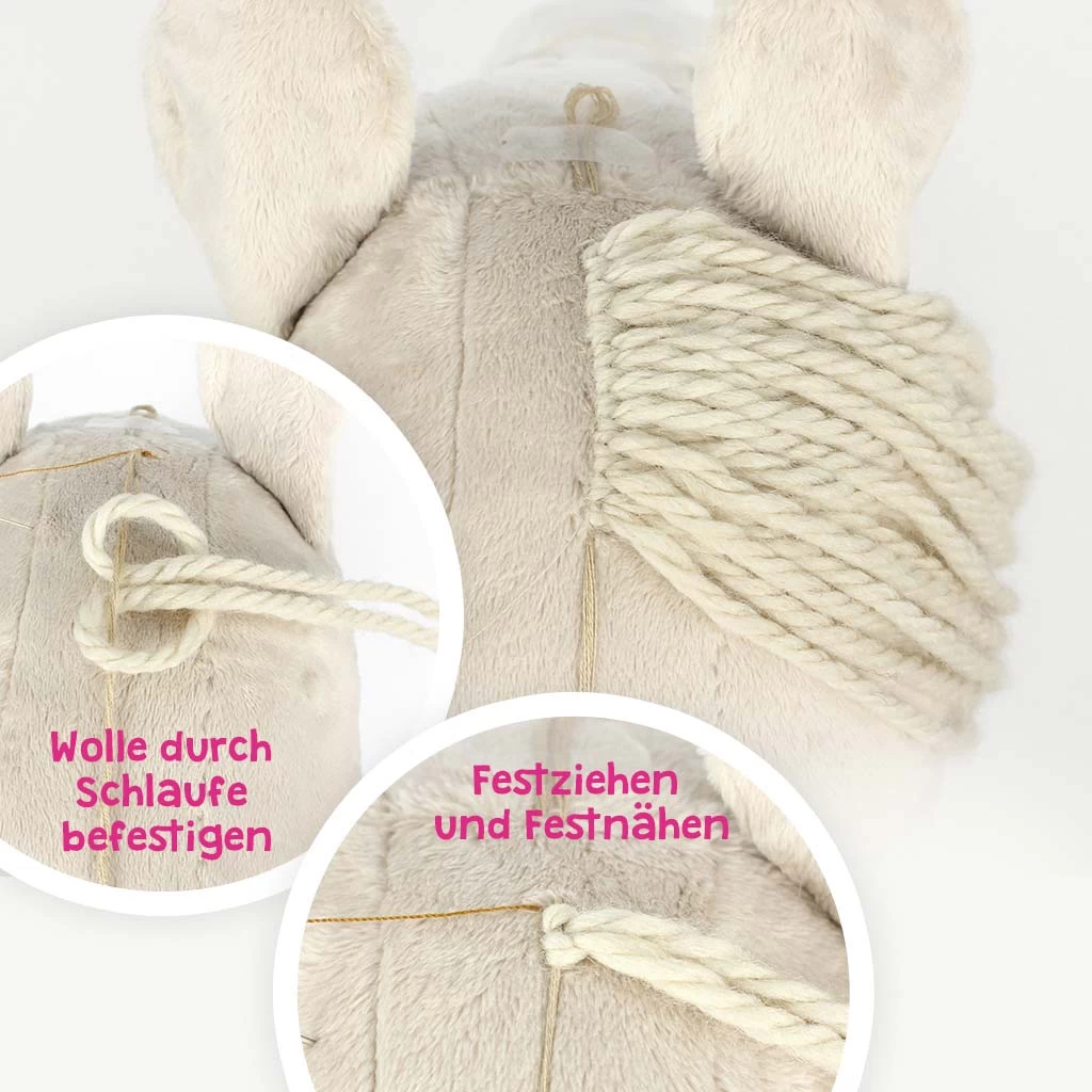 Pelzgarn FUR LUX Grau Für Besonders Kuschelige Hobby Horse Mähnen – Go Handmade 2 Pelzgarn FUR LUX Grau Für Besonders Kuschelige Hobby Horse Mähnen – Go Handmade – Bild 2
